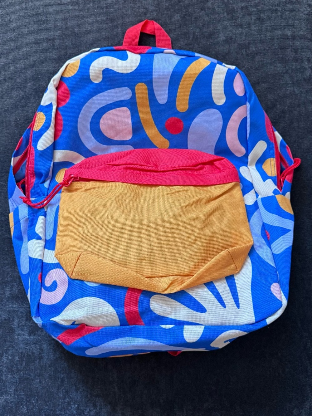Blue abstract Backpack